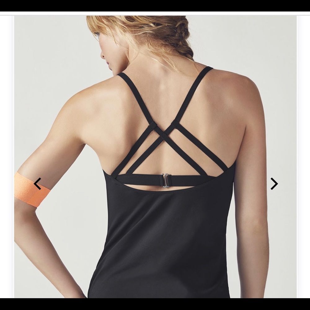 NWT 2x Fabletics Hazel tank- with internal bra